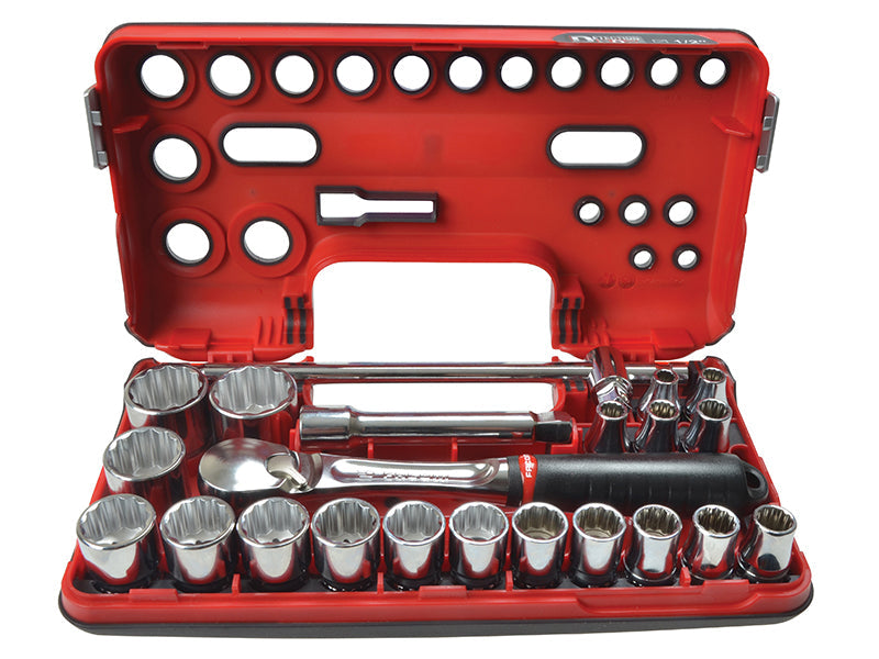 Facom 1/2in Drive 12-Point Detection Box Socket Set, 22 Piece – – Now available at MTN Shop UK. - imagen 2