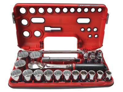 Facom 1/2in Drive 12-Point Detection Box Socket Set, 22 Piece – – Now available at MTN Shop UK.