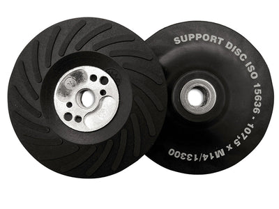 Flexipads World Class Angle Grinder Turbo Pad ISO Hard 125mm (5in) M14 – – Now available at MTN Shop UK.