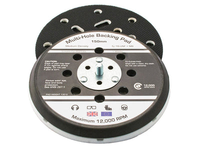 Flexipads World Class Dual Action Sander Pad 150mm GRIP® Multi 5/16 UNF +M8 – – Now available at MTN Shop UK.