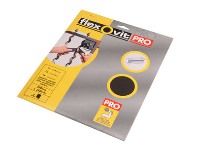 Flexovit Emery Cloth Sanding Sheets 230 x 280mm Fine 100G (25) – – Now available at MTN Shop UK.