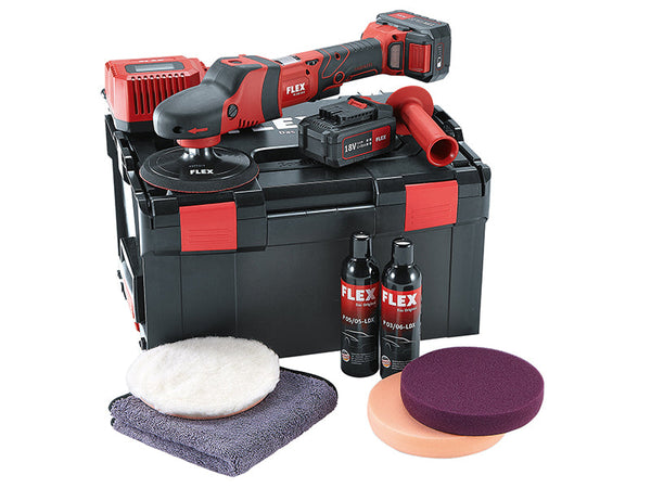 Flex Power Tools Rotary Polisher 150mm 18V 2 x 5.0Ah Li-ion – – Now available at MTN Shop UK.