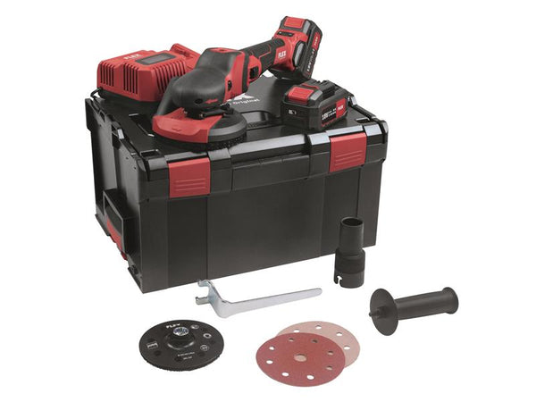 Flex Power Tools SE 125 18.0-EC/5.0 Set SUPRAFLEX Sander 18V 2 x 5.0Ah Li-ion – – Now available at MTN Shop UK.