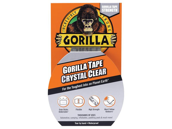 Gorilla Glue Gorilla Tape® 48mm x 8.2m Crystal Clear – – Now available at MTN Shop UK.