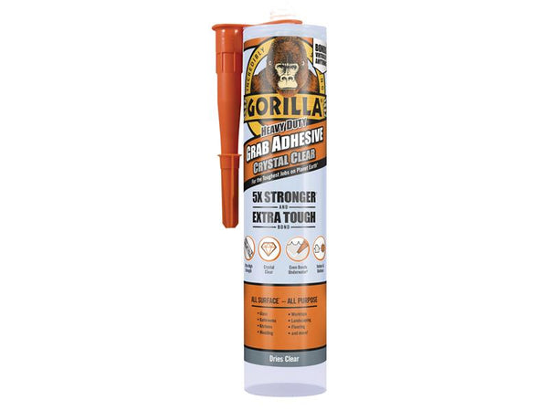 Gorilla Glue Gorilla Heavy-Duty Grab Adhesive Clear 270ml – – Now available at MTN Shop UK.