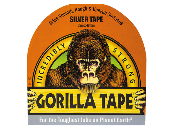 Gorilla Glue Gorilla Tape® 48mm x 32m Silver – – Now available at MTN Shop UK.