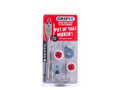 Gripit Mirror Kit, Clam Pack – – Now available at MTN Shop UK.