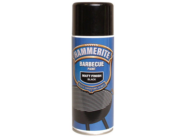 Hammerite BBQ Paint Aerosol Black Matt 400ml – – Now available at MTN Shop UK.