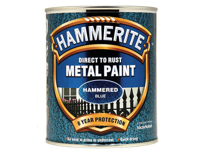 Hammerite Direct to Rust Hammered Finish Metal Paint Blue 750ml – – Now available at MTN Shop UK.