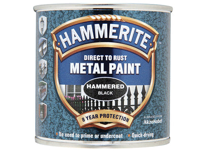 Hammerite Direct to Rust Hammered Finish Metal Paint Black 250ml – – Now available at MTN Shop UK.