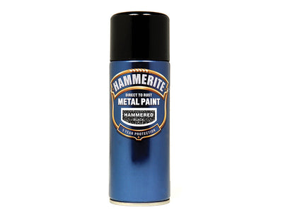 Hammerite Direct to Rust Hammered Finish Aerosol Black 400ml – – Now available at MTN Shop UK.