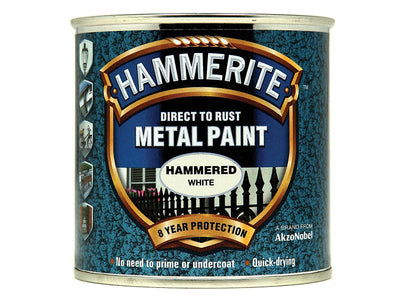Hammerite Direct to Rust Hammered Finish Metal Paint White 250ml – – Now available at MTN Shop UK.
