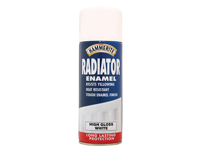 Hammerite Radiator Enamel Aero Gloss White 400ml – – Now available at MTN Shop UK.