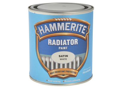 Hammerite Radiator Paint Satin White 500ml – – Now available at MTN Shop UK.