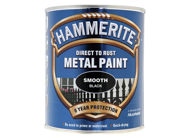Hammerite Direct to Rust Smooth Finish Metal Paint Black 750ml – – Now available at MTN Shop UK.