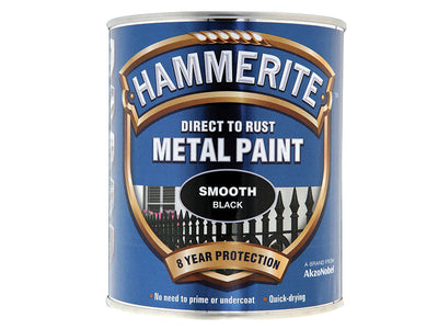 Hammerite Direct to Rust Smooth Finish Metal Paint Black 750ml – – Now available at MTN Shop UK.