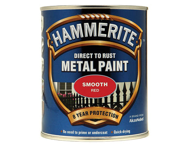 Hammerite Direct to Rust Smooth Finish Metal Paint Red 750ml – – Now available at MTN Shop UK.