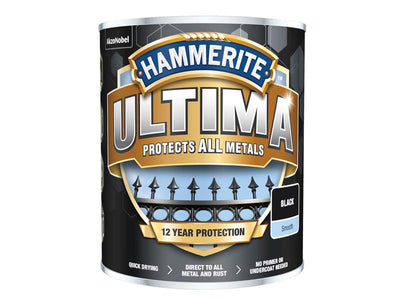 Hammerite Ultima Metal Paint Smooth Black 750ml – – Now available at MTN Shop UK.