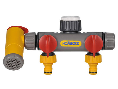 Hozelock 2250 Flowmax 3-Way Tap Connector 1/2 - 1in BSP – – Now available at MTN Shop UK.