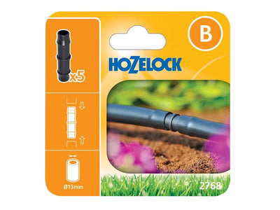 Hozelock 2768 Straight Connector 13mm (Pack 5) – – Now available at MTN Shop UK.