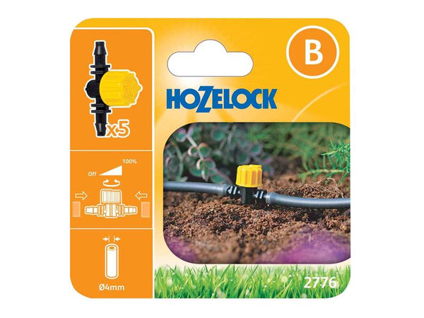 Hozelock 2776 Flow Control Valve 4mm (5 Pack) – – Now available at MTN Shop UK.