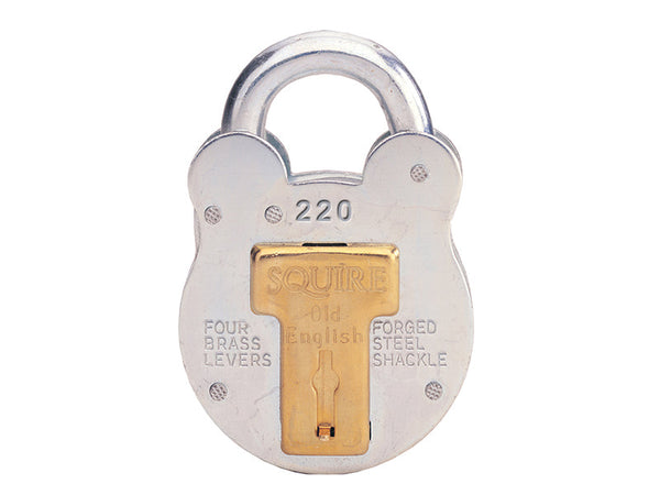 Squire 220 Old English Padlock with Steel Case 38mm – – Now available at MTN Shop UK.