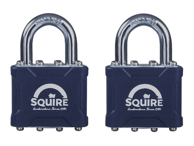 Squire 35T Stronglock Card (2) Padlocks 38mm Open Shackle Keyed – – Now available at MTN Shop UK.