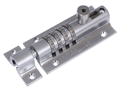 Squire CombiBolt 4 Re-Codable Locking Bolt Chrome 120mm – – Now available at MTN Shop UK.