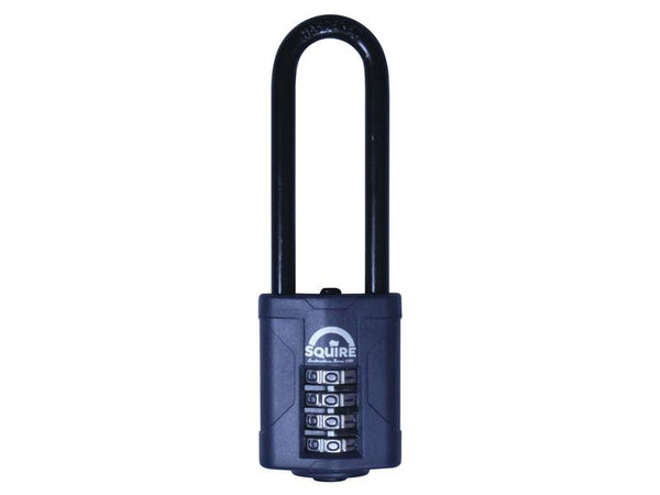 Squire CP40/2.5 Combination Padlock 4-Wheel 40mm Extra Long Shackle 63mm – – Now available at MTN Shop UK.