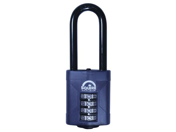 Squire CP50/2.5 Combination Padlock 4-Wheel 50mm Extra Long Shackle 63.5mm – – Now available at MTN Shop UK.