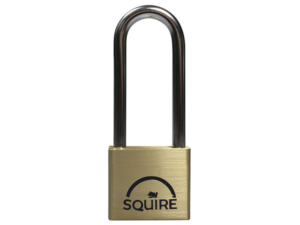 Squire LN4LS Lion Brass Padlock 5-Pin 40mm - 65mm Long Shackle – – Now available at MTN Shop UK.