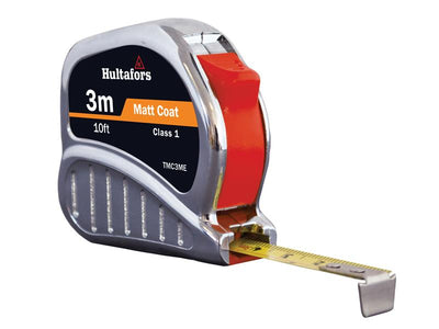 Hultafors TM3ME Chrome Tri-Matic Pocket Tape 3m/10ft (Width 13mm) – – Now available at MTN Shop UK.