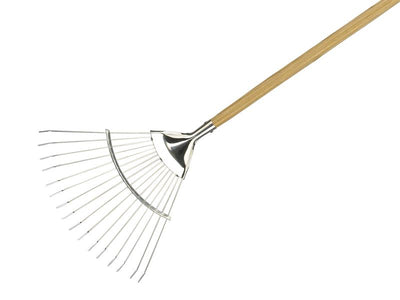 Kent & Stowe Stainless Steel Lawn & Leaf Rake, FSC® – – Now available at MTN Shop UK.
