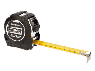 Komelon Contractor Magnetic Tape 5m/16ft (Width 25mm) – – Now available at MTN Shop UK.