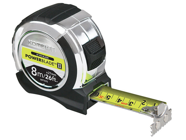 Komelon PowerBlade™ II Pocket Tape 8m/26ft (Width 27mm) – – Now available at MTN Shop UK.