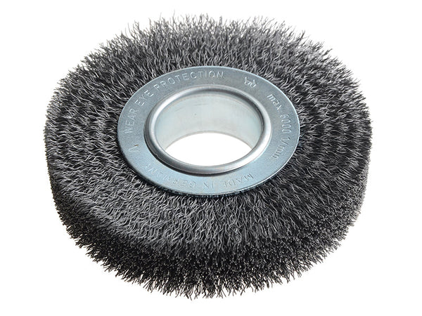 Lessmann Wheel Brush D125mm x W29-31 x 40 Bore Set 2 Steel Wire 0.30 – – Now available at MTN Shop UK.