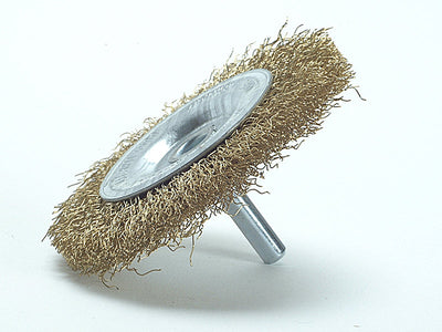 Lessmann DIY Wheel Brush 75 x 10mm, 0.25 Brass Wire – – Now available at MTN Shop UK.