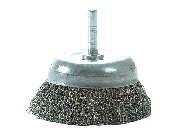 Lessmann DIY Cup Brush with Shank 75mm, 0.35 Steel Wire – – Now available at MTN Shop UK.