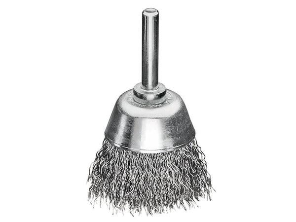 Lessmann Cup Brush with Shank D40mm x H15mm, 0.30 Steel Wire – – Now available at MTN Shop UK.