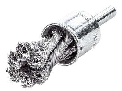 Lessmann Knot End Brush with Shank 29mm, 0.35 Steel Wire – – Now available at MTN Shop UK.