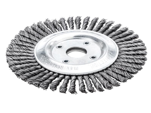 Lessmann Pipeline Brush 40 Knots 125 x 22.2mm Bore Steel Wire – – Now available at MTN Shop UK.