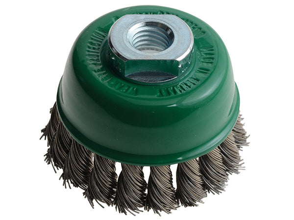 Lessmann Knot Cup Brush 65mm M14x2.0, 0.50 Stainless Steel Wire – – Now available at MTN Shop UK.