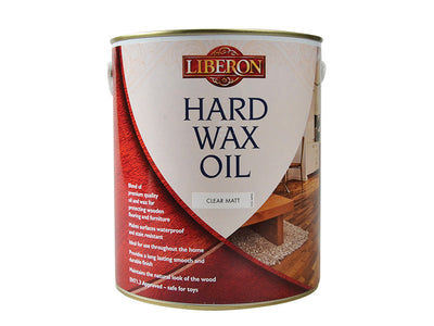 Liberon Hard Wax Oil Clear Matt 2.5 litre – – Now available at MTN Shop UK.
