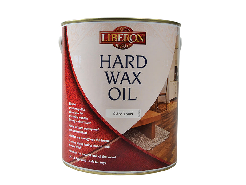 Liberon Hard Wax Oil Clear Satin 2.5 litre – – Now available at MTN Shop UK.