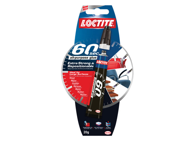 Loctite 60 Second All-Purpose Glue 20g – – Now available at MTN Shop UK.