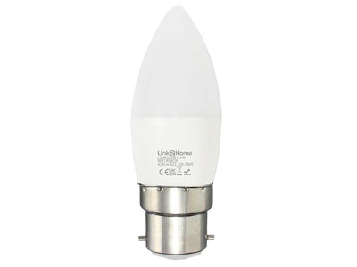 Link2Home Wi-Fi LED BC (B22) Opal Candle Dimmable Bulb, White + RGB 470 lm 5.5W – – Now available at MTN Shop UK.