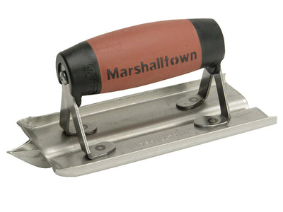 Marshalltown M180D Stainless Steel Groover Trowel DuraSoft® Handle 6 x 3in – – Now available at MTN Shop UK.
