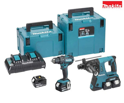 Twin Pack 18V 4 x 5.0Ah Li-ion