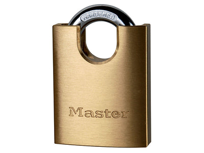Master Lock Solid Brass 50mm Padlock 5-Pin Shrouded Shackle – – Now available at MTN Shop UK.