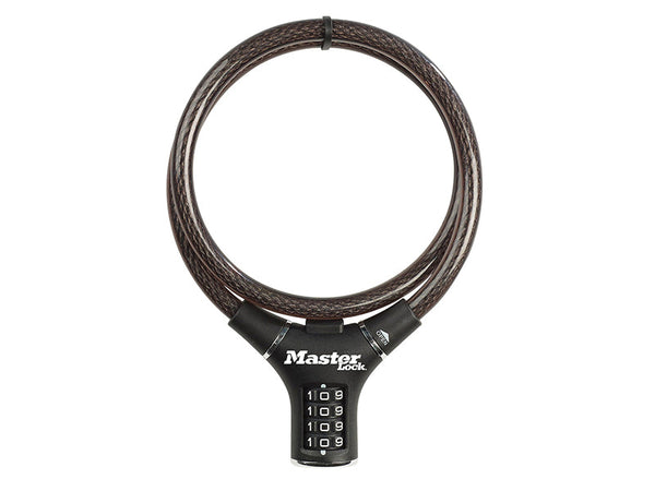Master Lock Black Steel Rigid Combination Cable 0.9m x 12mm – – Now available at MTN Shop UK.